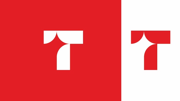 Vector elementos de plantilla de diseño de icono de logotipo de letra t vector de señal