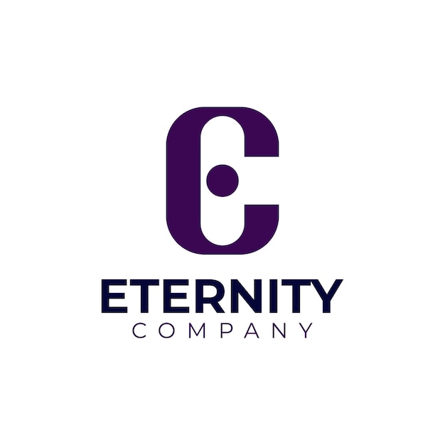 Elementos de plantilla de diseño de logotipo de letra E