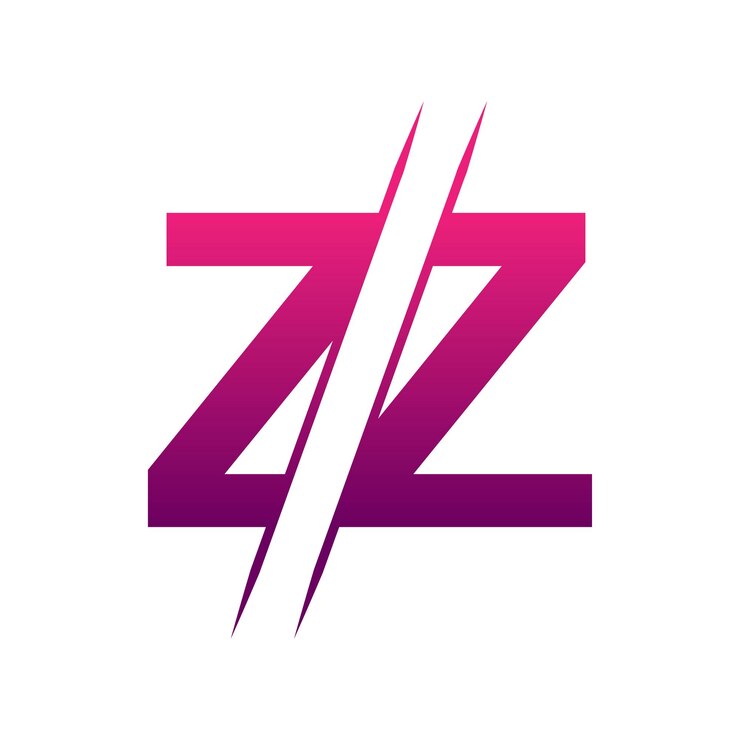 Vector elementos de plantilla de diseño de logotipo de letra zz logotipo de vector de letra zz