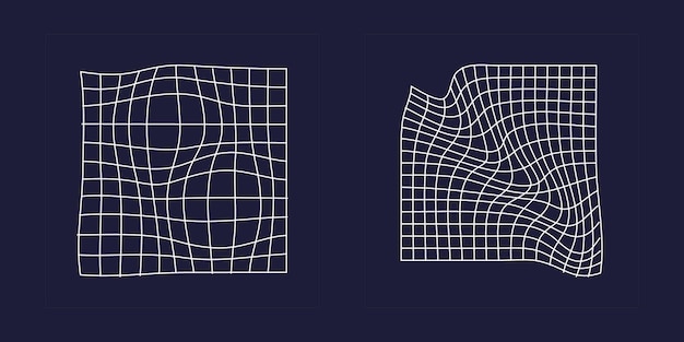 Elementos retro futuristas para el diseño Activos gráficos extraordinarios para camisetas modernas diseñadas