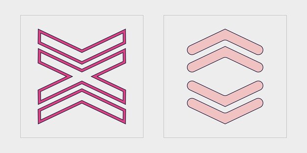 Elementos retro futuristas para el diseño Formas de estrellas y flores de brutalismo Para camisetas modernas diseñadas