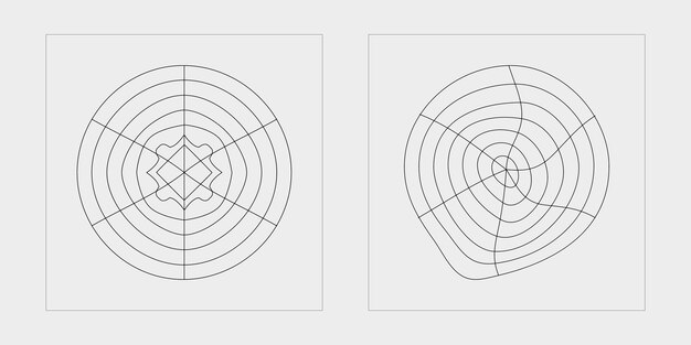 Elementos retro futuristas para el diseño Gran conjunto de objetos retro para el diseño Formas abstractas modernas