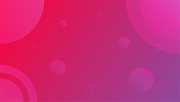 Elementos rojos de fondo geométrico mínimo con composición de formas dinámicas de gradiente fluido