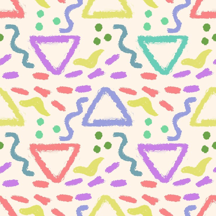 Elementos de textura de dibujos abstractos con lápiz de colores patrón sin costuras fondo de dibuj os de lápices de colores multicolores