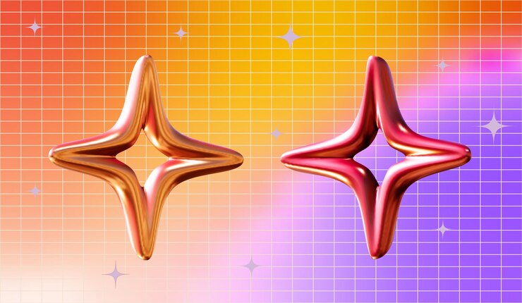 Vector elementos vectoriales metálicos cromados elegantes y elegantes