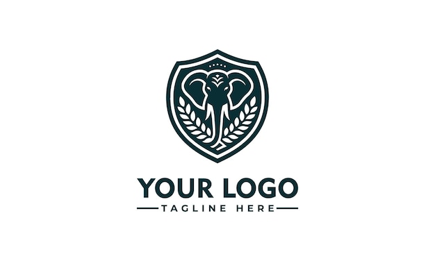 Elephant Logo Vector Diseño profesional de elefantes para la identidad empresarial Único y de alta calidad