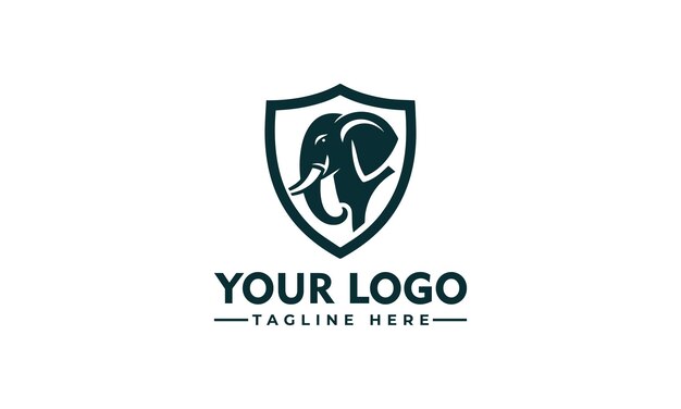 Elephant Logo Vector Diseño profesional de elefantes para la identidad empresarial Único y de alta calidad