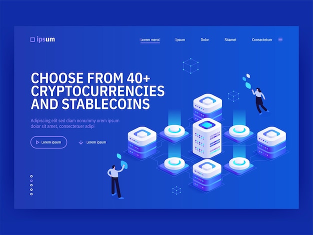 Elige criptomonedas y monedas estables isométricas