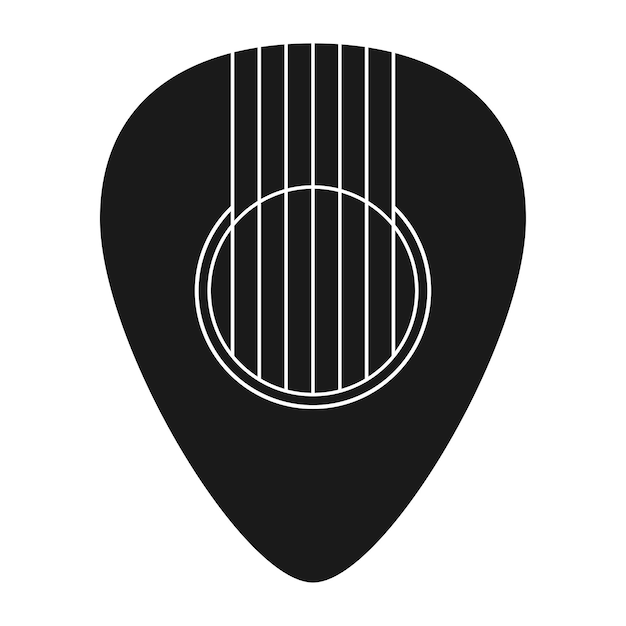 Elija vector icono de guitarra