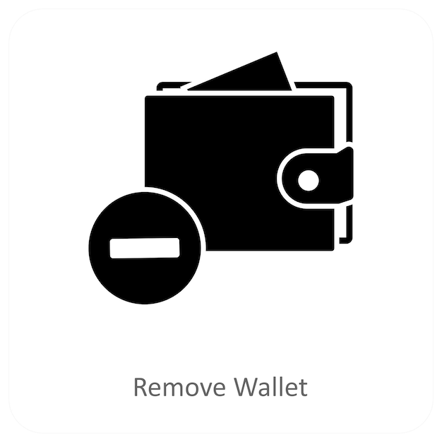 Eliminar el concepto de billetera y borrar el icono