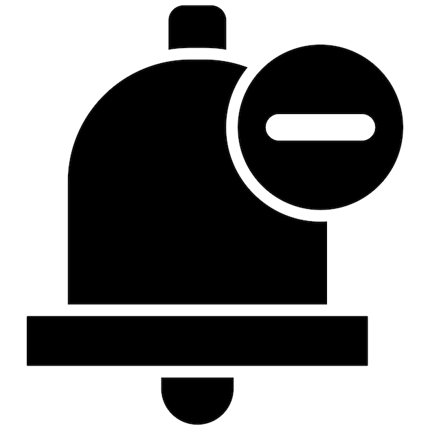 Eliminar el estilo de la ilustración del vector de alarma