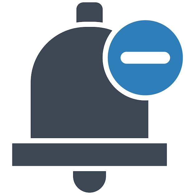Eliminar el estilo de la ilustración del vector de alarma