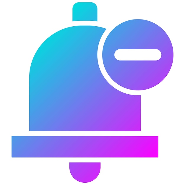 Eliminar el estilo de la ilustración del vector de alarma