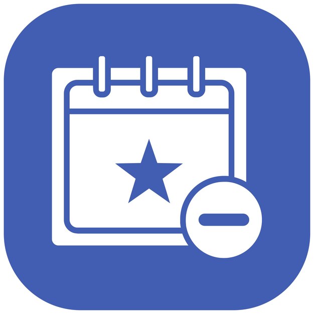 Eliminar el estilo de la ilustración del vector de eventos