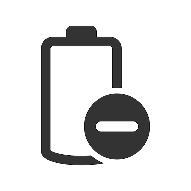 Eliminar el icono de la batería