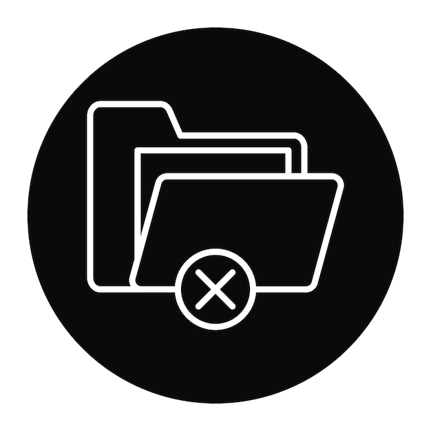 Eliminar el icono del vector de archivo Se puede usar para el conjunto de iconos de documentos y archivos