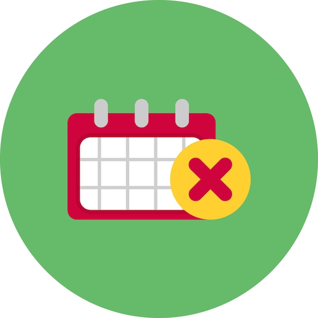 Eliminar la ilustración plana del evento