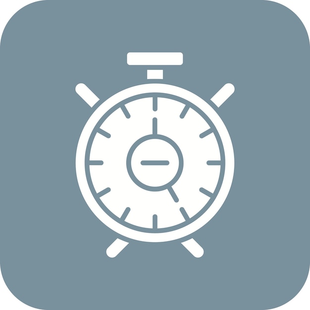 Eliminar la imagen vectorial del icono de alarma Se puede usar para la hora y la fecha