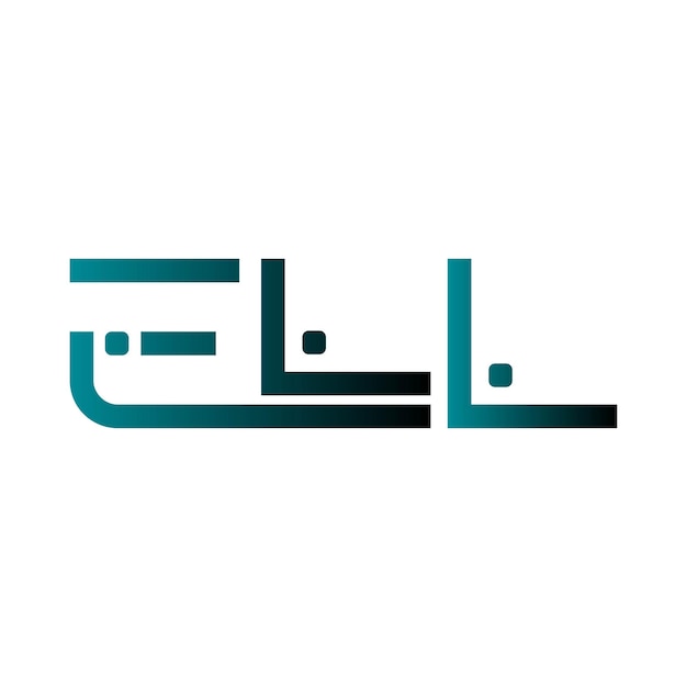 ELL icono abstracto creativo diseño de logotipo de letra inicial de monograma mínimo moderno