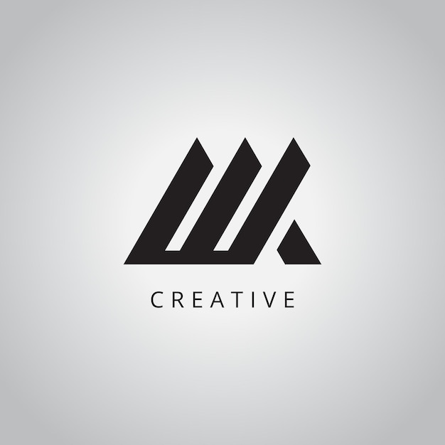 EM ME Moderno Alfabeto Creativo Diseño de Logotipo de Negocio plantilla de icona vectorial