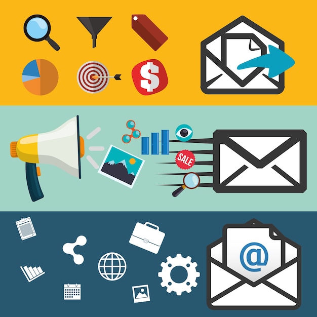 Email marketing y diseño de medios de comunicación.