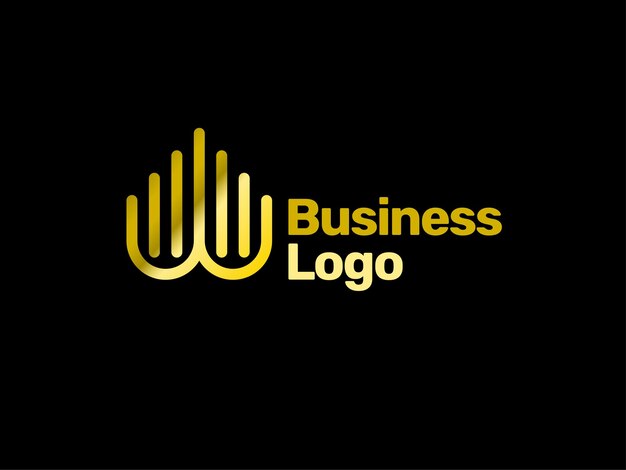 Emblema abstracto del logotipo empresarial corporativo