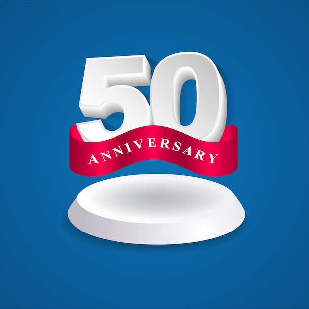 Emblema de aniversario de 50 años