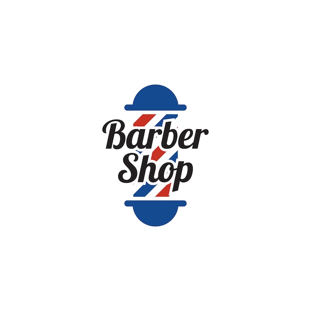 Emblema de la barbería de moda de Urban Barbers
