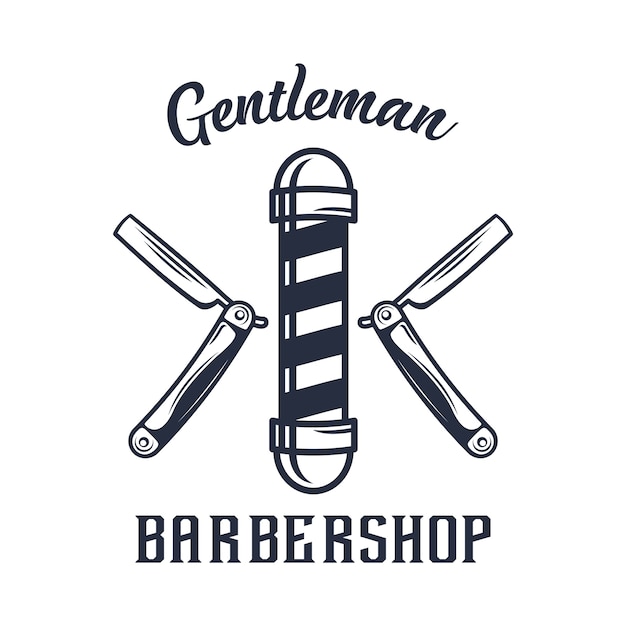 Emblema de barbería