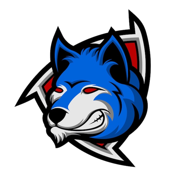 Emblema de cabeza de lobo