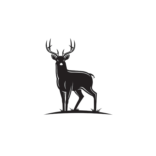 emblema de ciervo negro