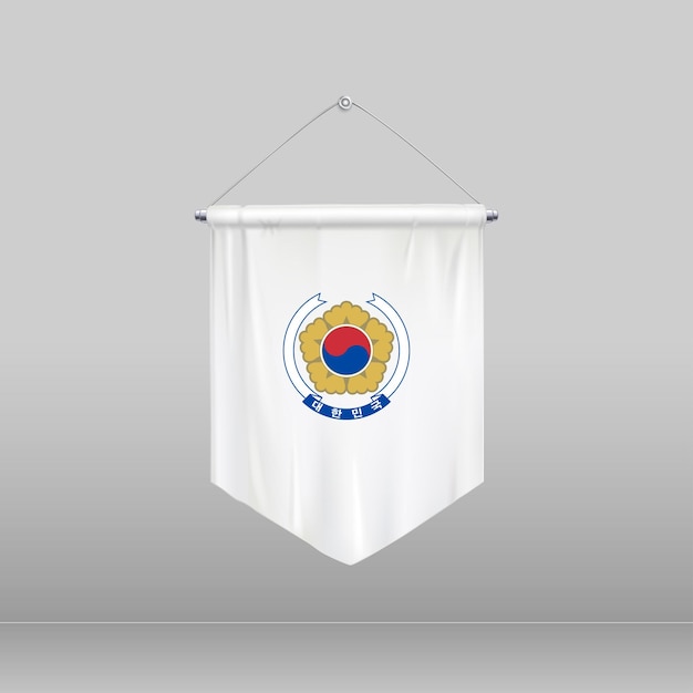 Vector emblema de corea del sur