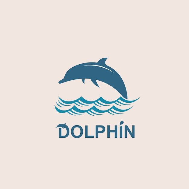 emblema de delfines saltando