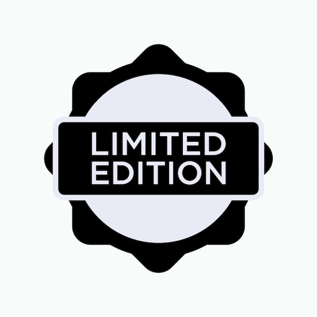 Emblema de edición limitada Símbolo de oferta especial