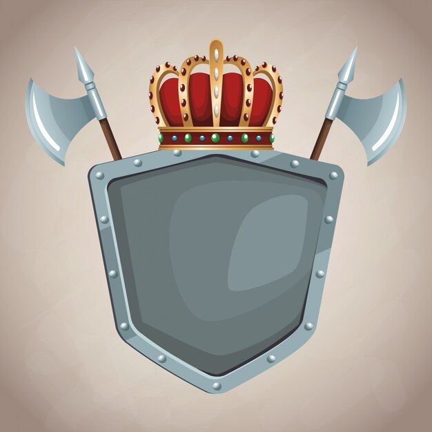 Emblema del ejército medieval