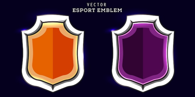 EMBLEMA DE ESPORT CON DISEÑO DE COLOR EDITABLE