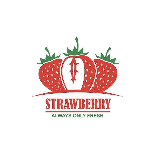 emblema de fresas
