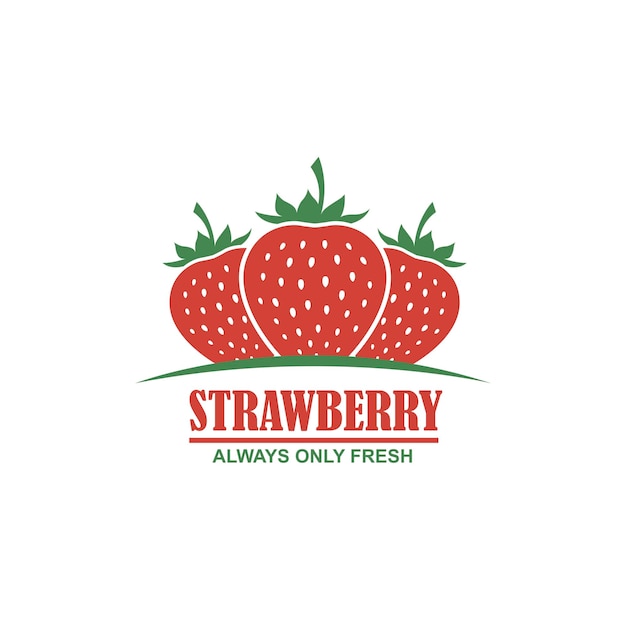 emblema de fresas