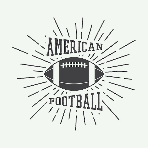 Emblema de fútbol americano