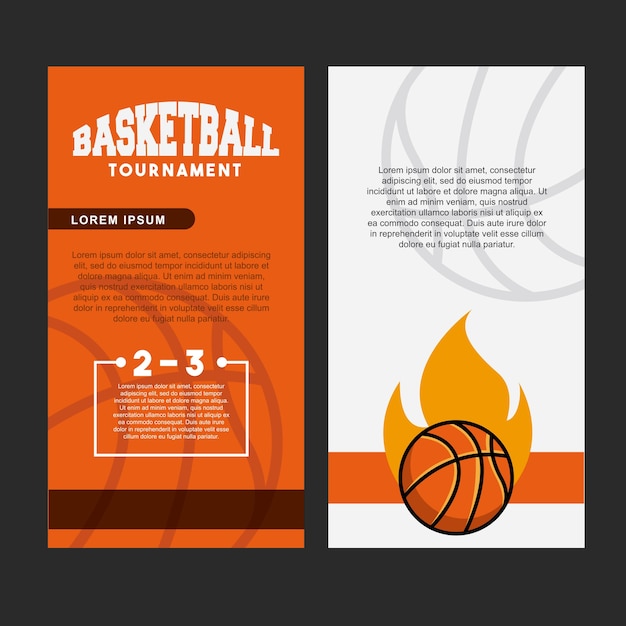 emblema de la liga de baloncesto clásico