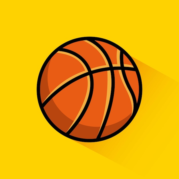 Vector emblema de la liga de baloncesto clásico