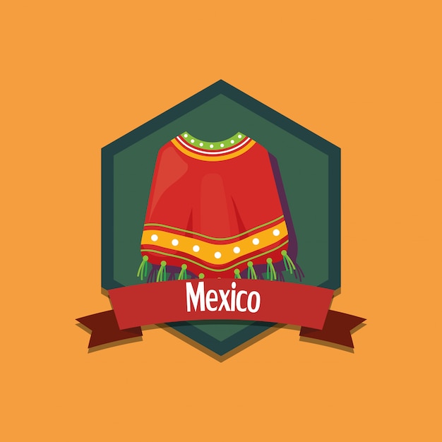 Vector emblema de mexico