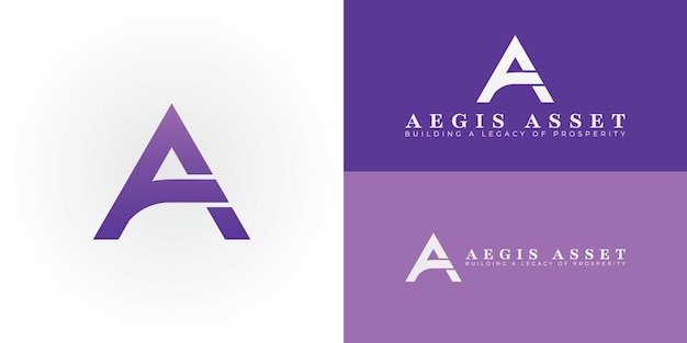 El emblema en negrita con las iniciales AA está diseñado para transmitir fuerza estabilidad y estratégica