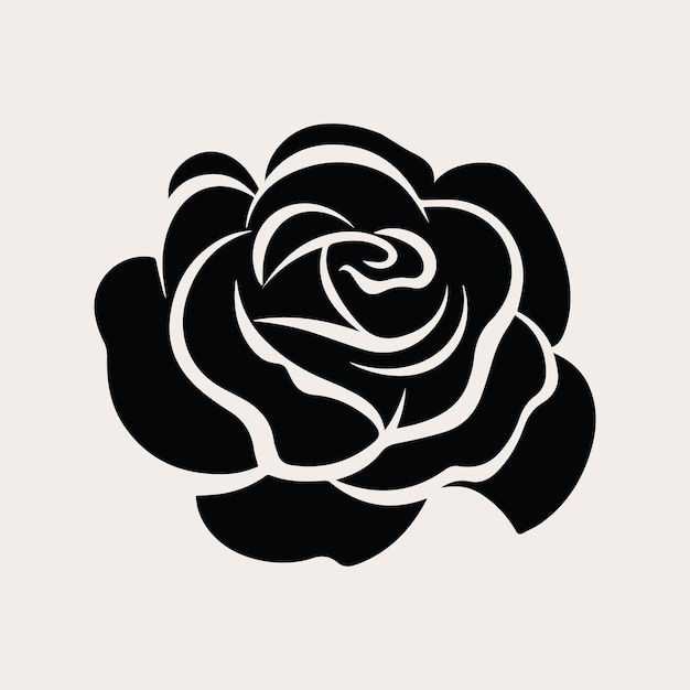 Emblema o icono del logotipo vectorial de un color rosa para la marca de la empresa Estilo de arte del tatuaje