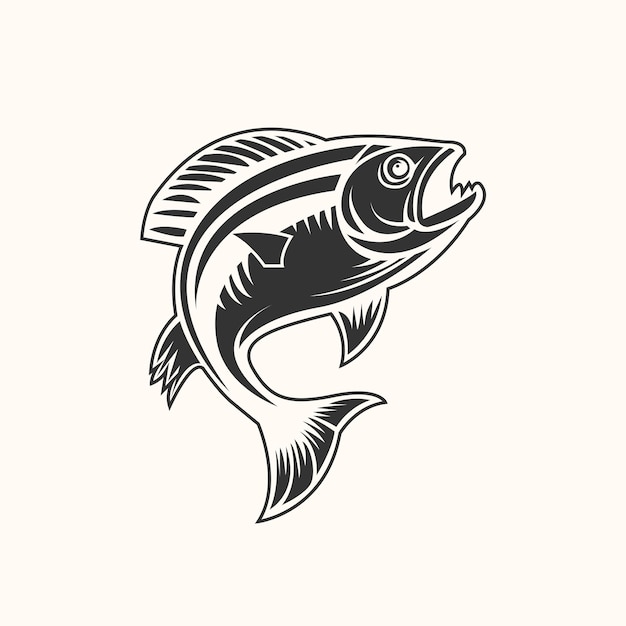 Emblema del pez bajo