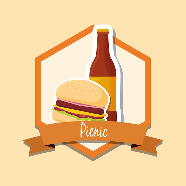 Emblema de picnic