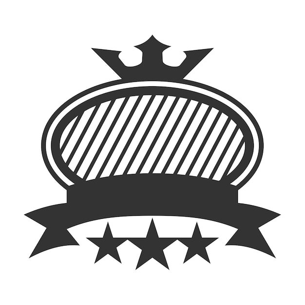 Emblema plantilla en blanco logo Icono Ilustración Marca Identidad