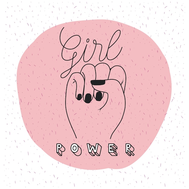 Emblema de poder chica