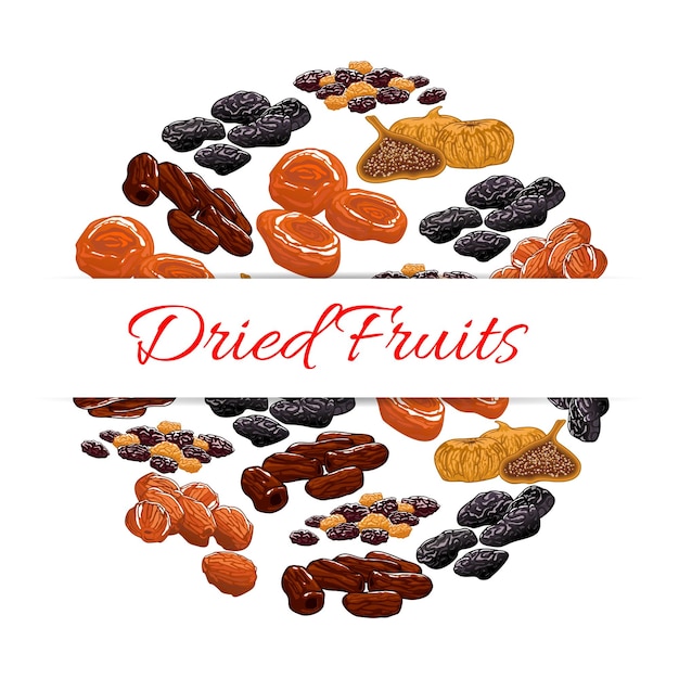 Vector emblema de producto de frutos secos
