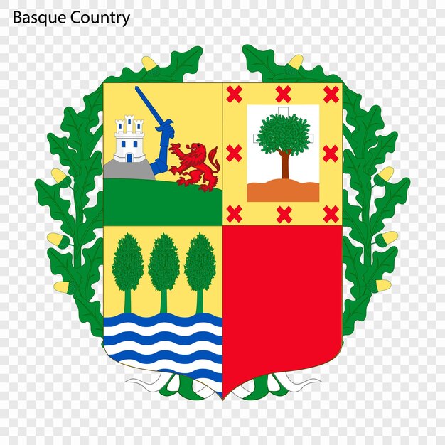 Vector emblema provincia de españa